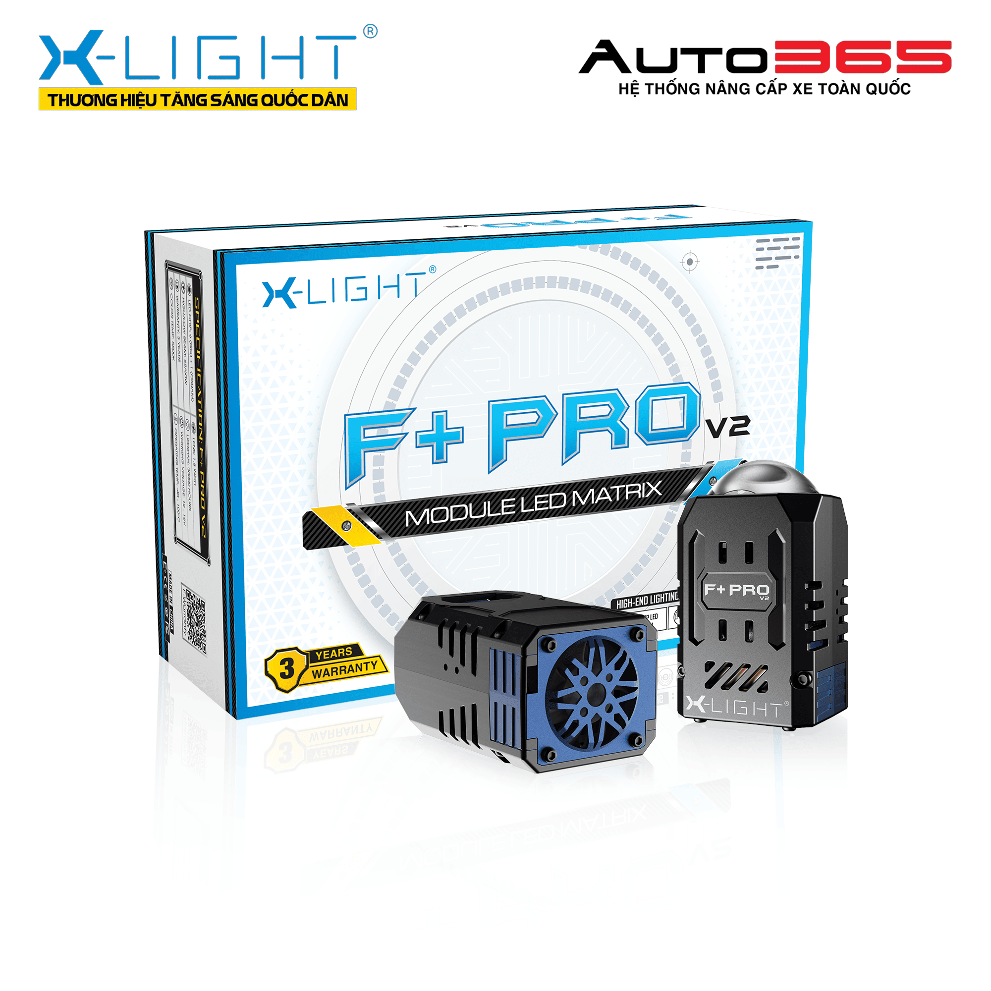 ĐÈN BI LED X-LIGHT F+ PRO V2